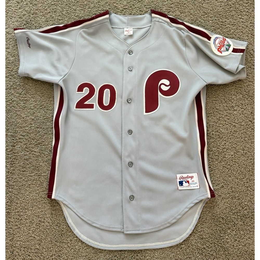 Philadelphia Phillies Mike Schmidt #20 Vintage Rawlings Authentic Jersey Sz 44